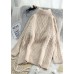 For Work high neck beige knitwear plus size spring knitted pullover