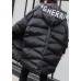 New plus size clothing snow jackets big pockets coats black hooded zippered winter outwear