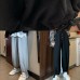 2019 winter casual beam gray pants plus size elastic waist harem pants